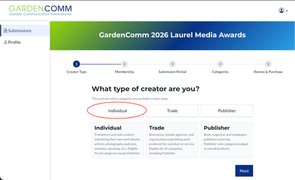 Creater type Creater type